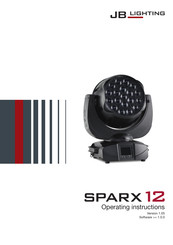 Jb-Lighting SPARX 12 Operating Instructions Manual