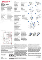 Asus ROG STRIX B660-F Gaming WiFi Quick Start Manual