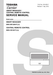 Toshiba Carrier BMS-CM1281TLUL Service Manual