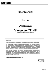 Melag Vacuklav 31-B Manuals | ManualsLib