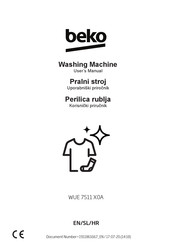 Beko WUE 7511 X0A User Manual