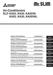 Mitsubishi Electric Mr. Slim SLZ-KA35VAL Installation Manual