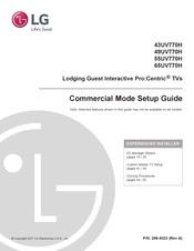 LG 65UV770H Setup Manual