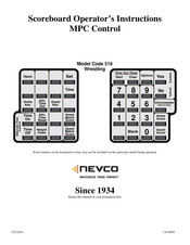 Nevco 2200-A4 Operator Instructions Manual