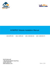 DMEGC ACNERGY ACN-120WOB-375 Installation Manual