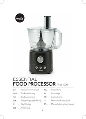 Wilfa ESSENTIAL FP1B-1000 Instruction Manual