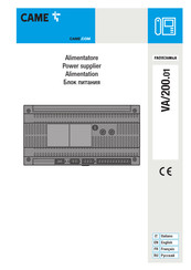 CAME VA/200.01 Manual