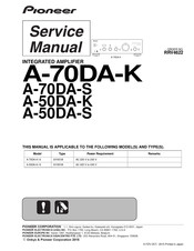 Pioneer A-70DA-S Service Manual