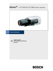Bosch LTC 0510 Series Manual