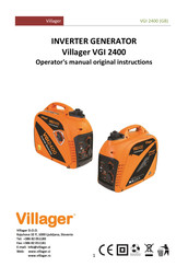 Villager VGI 2400 Operator's Manual Original Instructions
