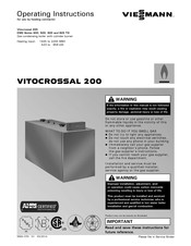 Viessmann CM2-620 Operating Instructions Manual
