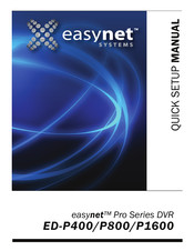 easynet ED-P800 Quick Setup Manual
