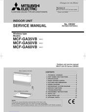 Mitsubishi Electric MCF-GA60VB-E1 Service Manual