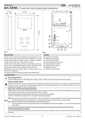 Videx 6300 Series Manual