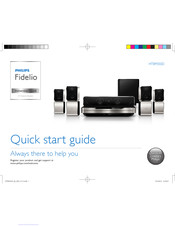 Philips Fidelio HTB9550D Quick Start Manual
