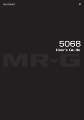 Casio MRG-8100B-1A User Manual