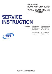 Fujitsu RSG24KMTA Service Instruction
