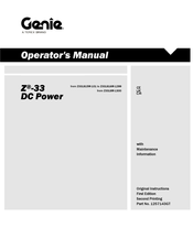 Terex Z331816M-1299 Operator's Manual