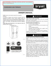 Bryant A11264 Owner's Manual
