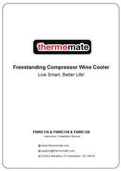Thermomate FWRC118 Instruction & Installation Manual