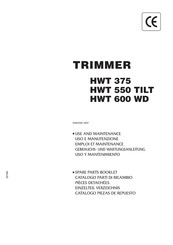 Grillo HWT 375 Use And Maintenance