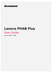 Lenovo Phab Plus User Manual