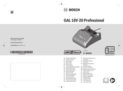 Bosch GAL18V-20 Original Instructions Manual