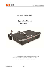 RUKO RJMTC09 Operation Manual