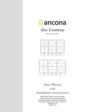 Ancona AN-2125 User Manual And Installation Instructions
