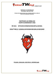 KRAFTWELE KW3000 User Manual