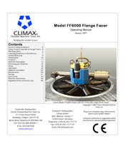 Climax FF6000 Operating Manual