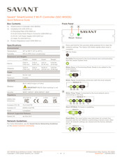 Savant SmartControl 3 Quick Reference Manual