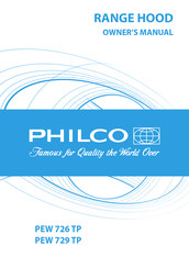 Philco PEW 726 TP Owner's Manual