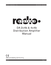 Radio Systems DA 4x4b Manual