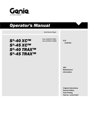 Terex S40XCH-3292 Operator's Manual