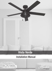 Hunter Vista Verde 51499 Installation Manual