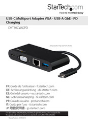 StarTech.com DKT30CVAGPD Manual