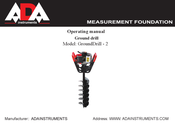 ADA INSTRUMENTS GroundDrill-2 Operating Manual