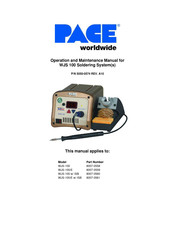 Pace WJS 100 Operation And Maintenance Manual
