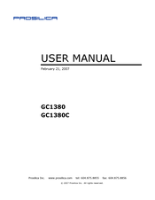 Prosilica GC Series User Manual