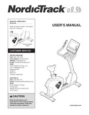 Icon NordicTrack u8.9b User Manual