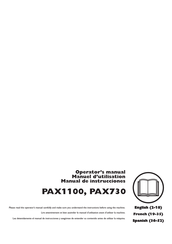 Husqvarna P AX1100 Operator's Manual