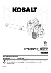 Kobalt KBB 600B-06 Manual