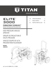 Titan ELITE 3000 Operation Manual
