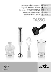 eta ETA105690000 Instructions For Use Manual