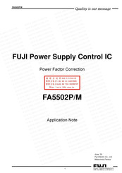 Fuji Electric FA5502M Application Note