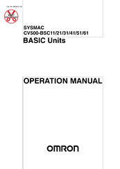 Omron SYSMAC CV500-41 Operation Manual