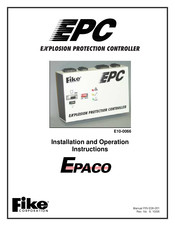 EPC Epaco E10-0066 Installation And Operation Instruction Manual