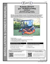 Curtis 1KUBZD1211PR2 Installation & Owner's Manual