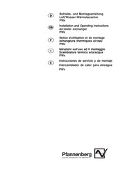 Pfannenberg PWS 7332 Installation And Operating Instructions Manual